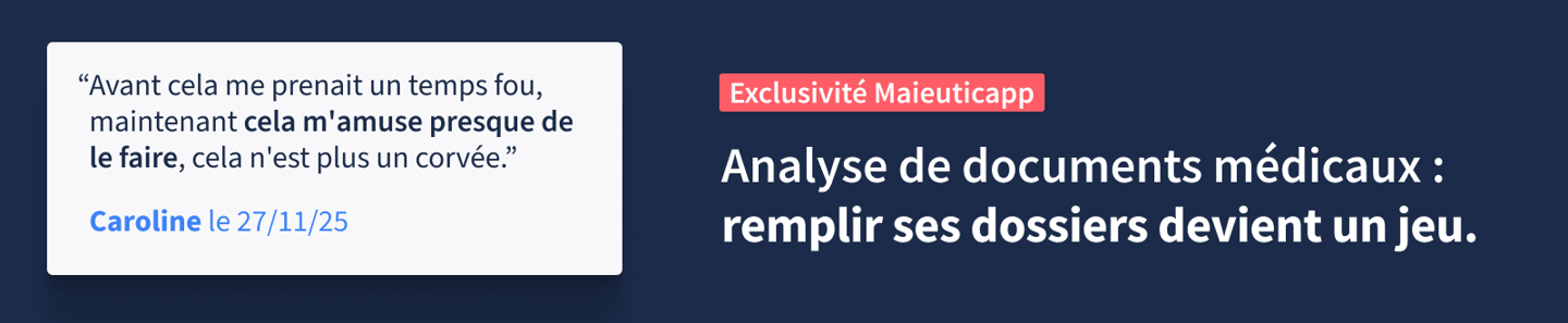 Exclusivité Maieuticapp : option analyse de documents médicaux
