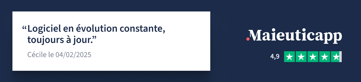 Maieuticapp est noté 4,8/5 sur Trustpilot